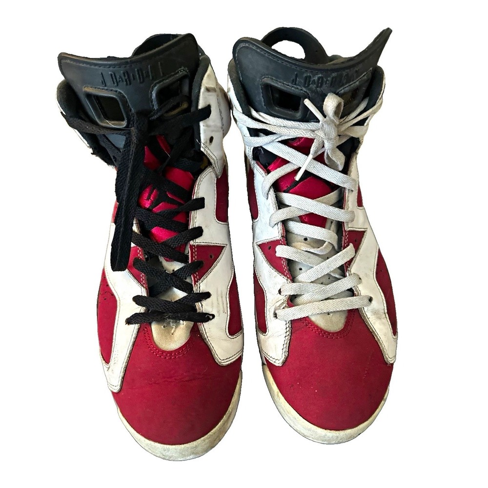 Jordan Air Jordan 6 Retro Carmine Men's Mid Top Lace-Up Sneakers CT8529-106
